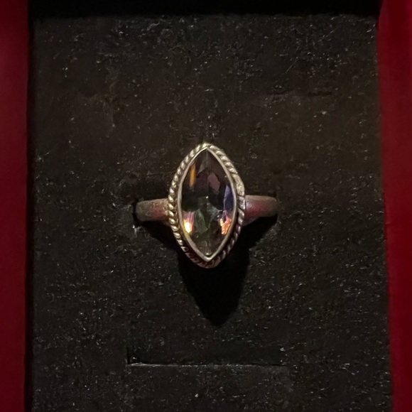 Sterling Silver Mystic Topaz Ring 6 - Picture 3 of 4